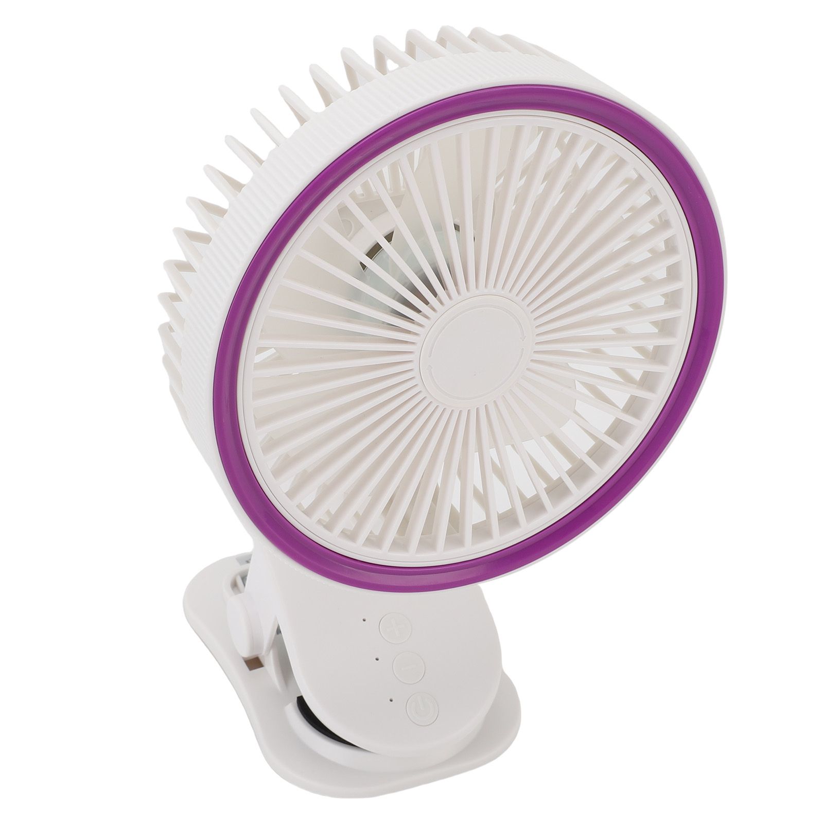 Fan with Clamp Quiet 360 Degree Rotation Rechargeable USB Portable Fan for