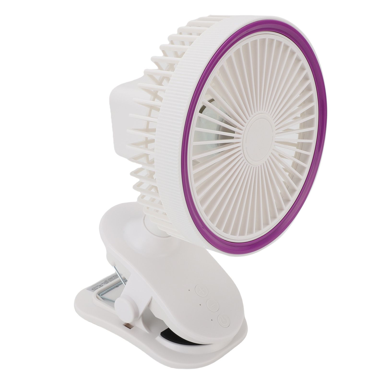Fan with Clamp Quiet 360 Degree Rotation Rechargeable USB Portable Fan for view 4