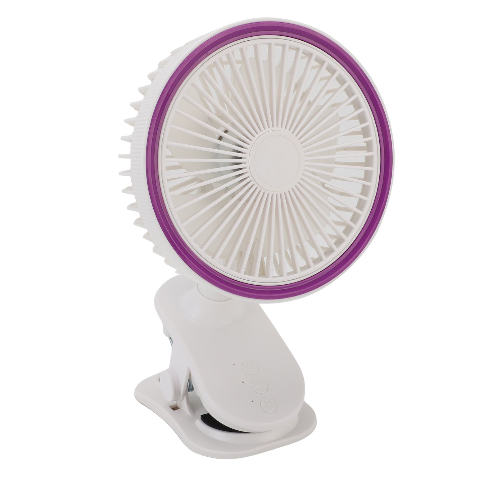 Fan with Clamp Quiet 360 Degree Rotation Rechargeable USB Portable Fan for view 8