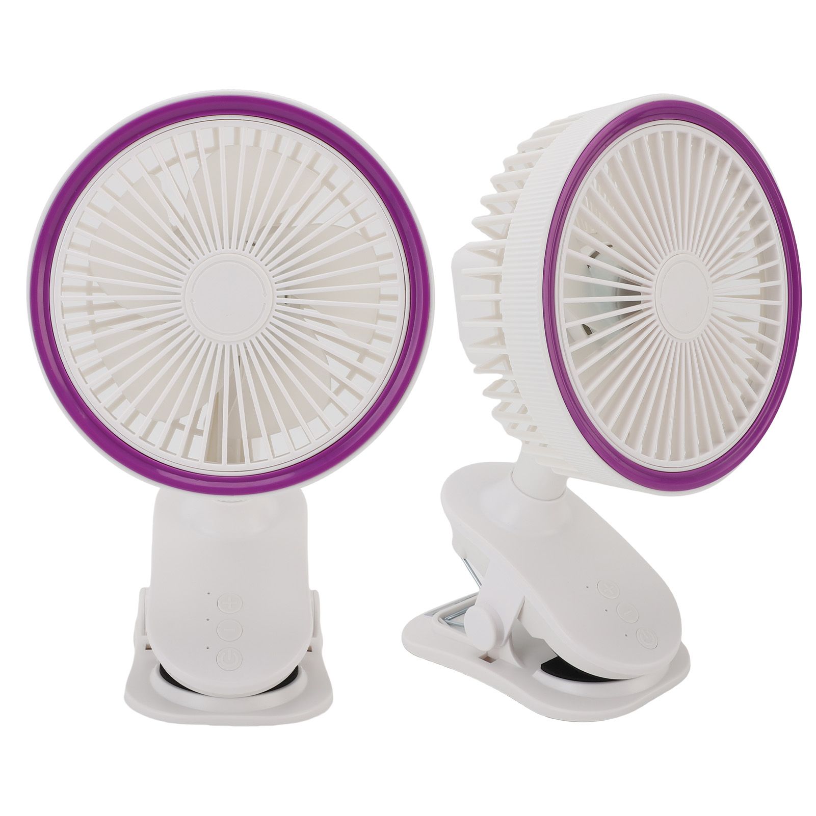 Fan with Clamp Quiet 360 Degree Rotation Rechargeable USB Portable Fan for view 12