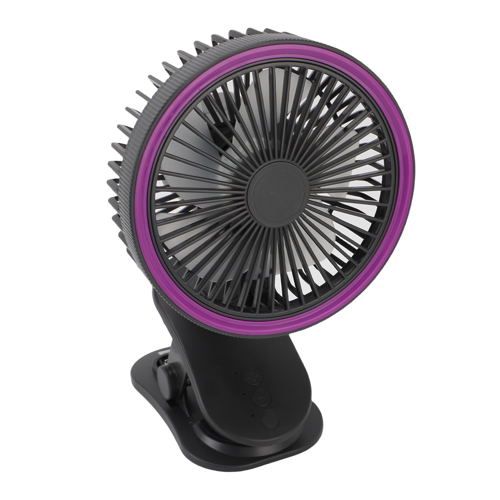 Fan with Clamp Quiet 360 Degree Rotation Rechargeable USB Portable Fan for
