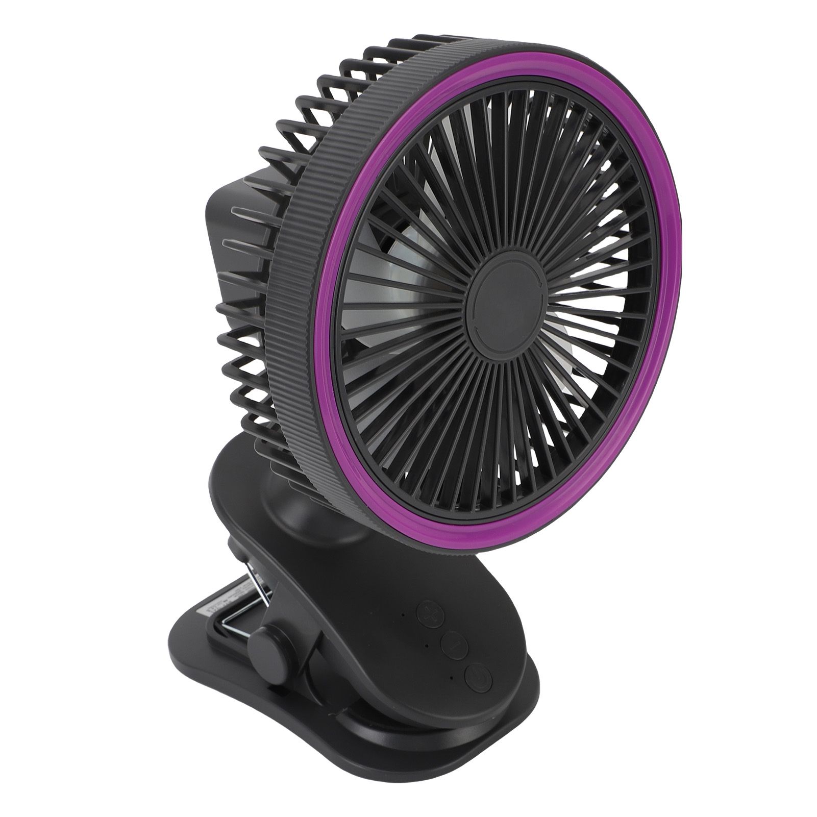 Fan with Clamp Quiet 360 Degree Rotation Rechargeable USB Portable Fan for view 4