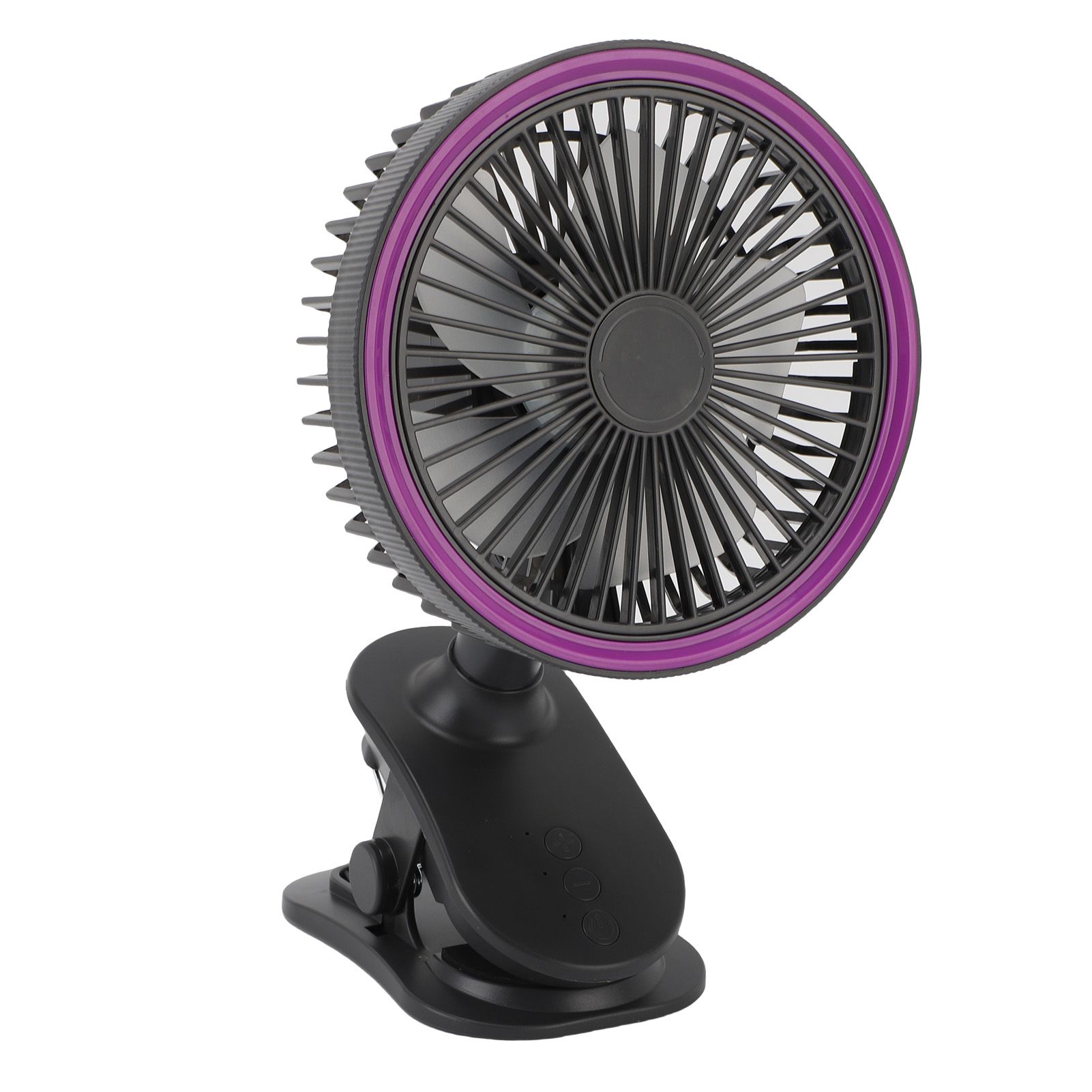 Fan with Clamp Quiet 360 Degree Rotation Rechargeable USB Portable Fan for view 6