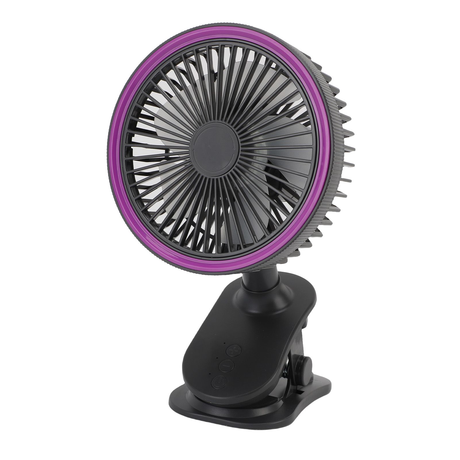 Fan with Clamp Quiet 360 Degree Rotation Rechargeable USB Portable Fan for view 9