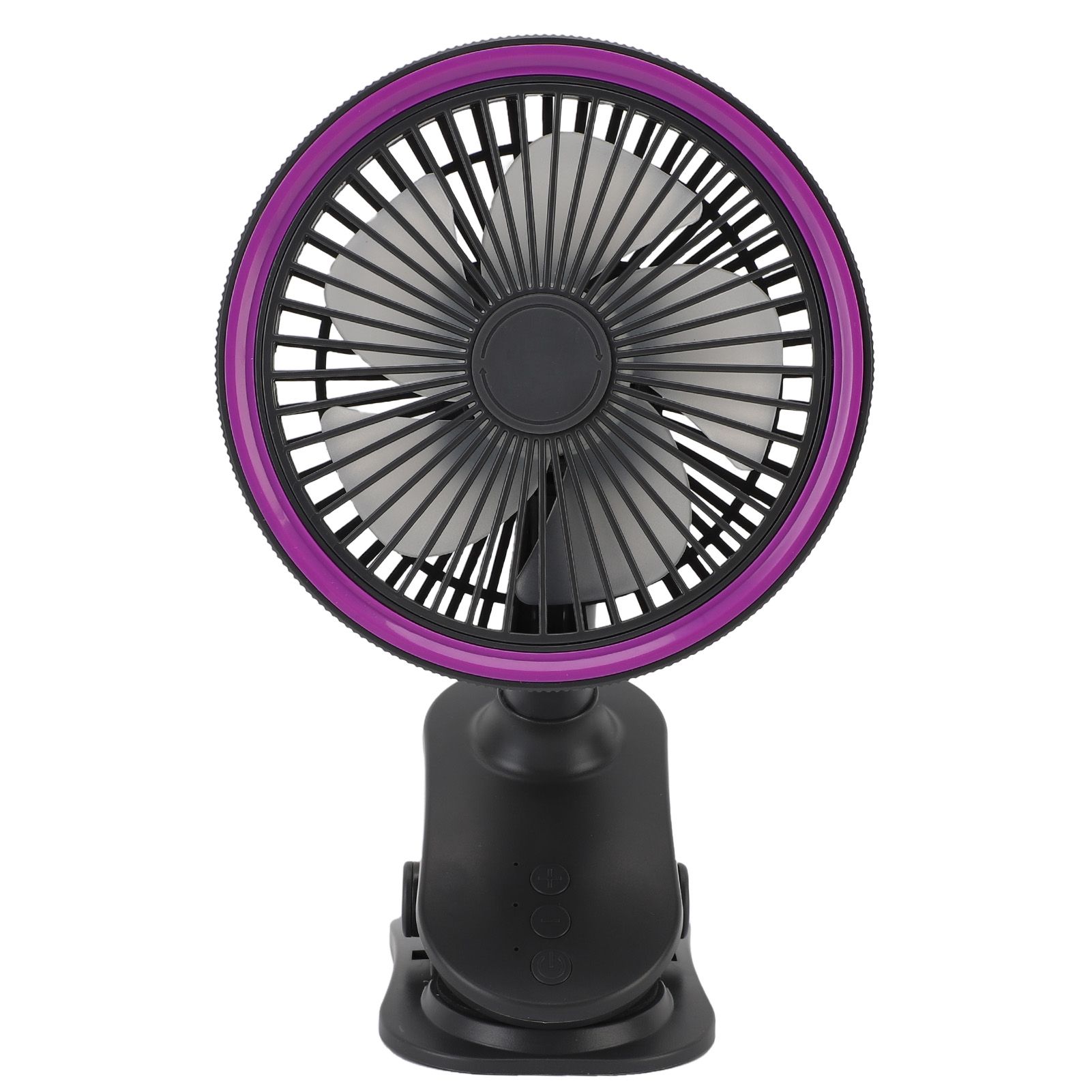Fan with Clamp Quiet 360 Degree Rotation Rechargeable USB Portable Fan for view 10