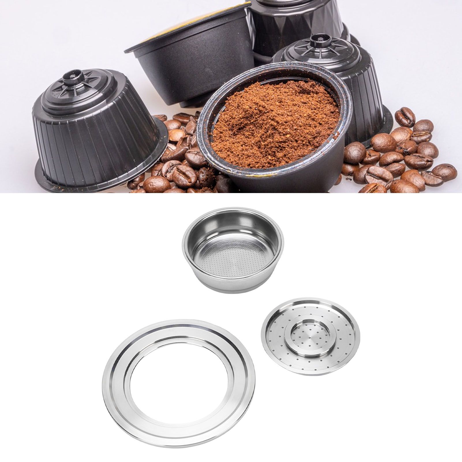 Reusable Coffee Capsule Cup Fit for SENSEO Coffee Machine Refillable Pod view 11