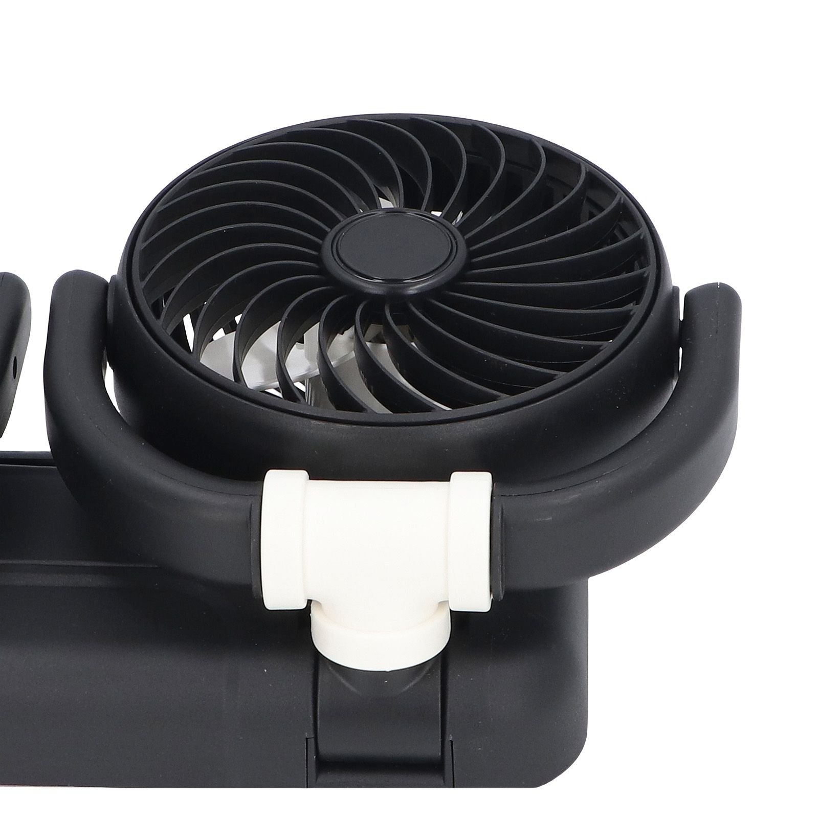 3 Heads Car Fan USB Speed Adjustable Foldable Portable Car Cooling Fan with view 5