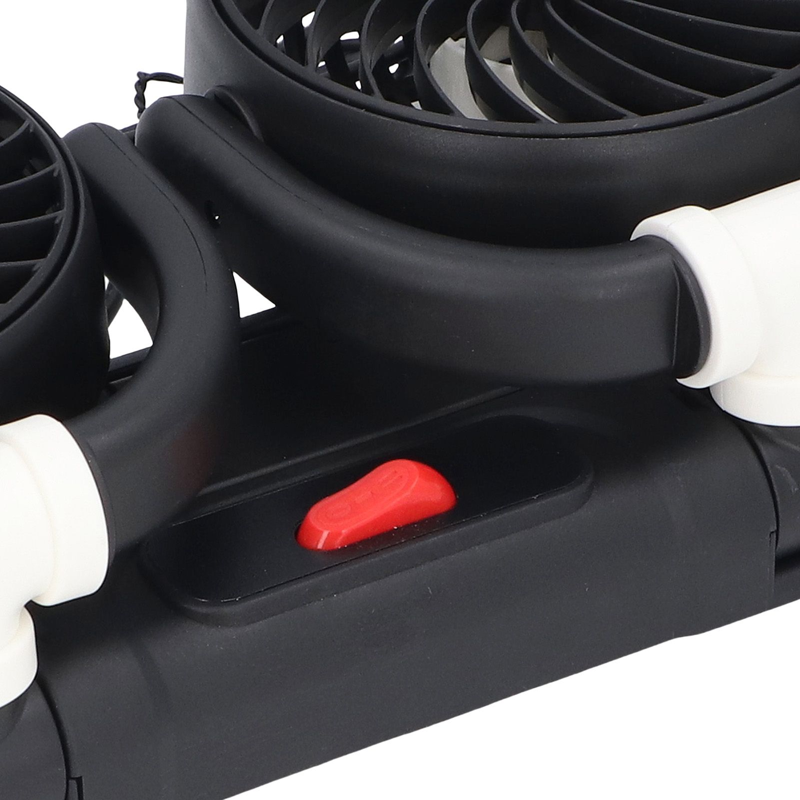 3 Heads Car Fan USB Speed Adjustable Foldable Portable Car Cooling Fan with view 7