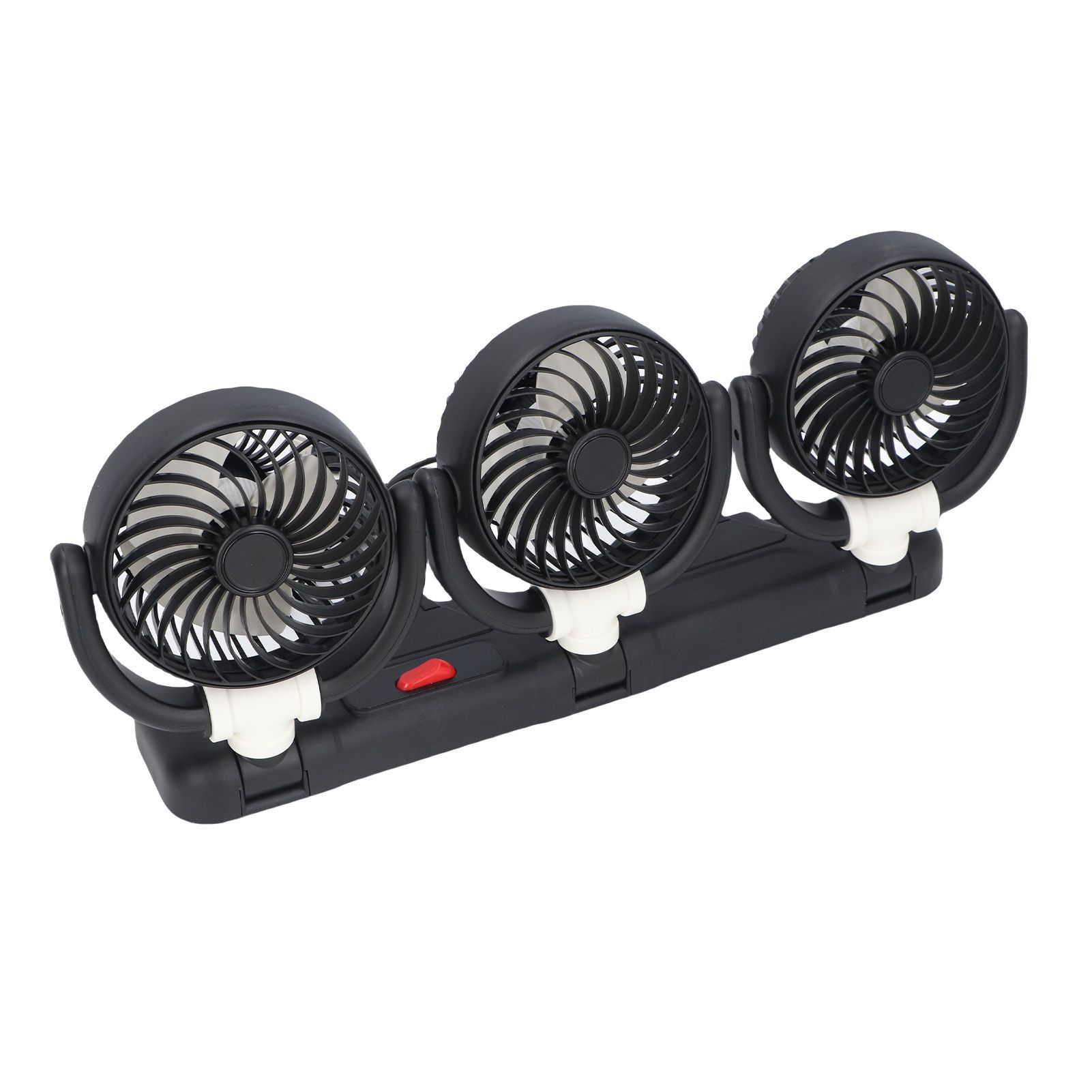 3 Heads Car Fan USB Speed Adjustable Foldable Portable Car Cooling Fan with view 8