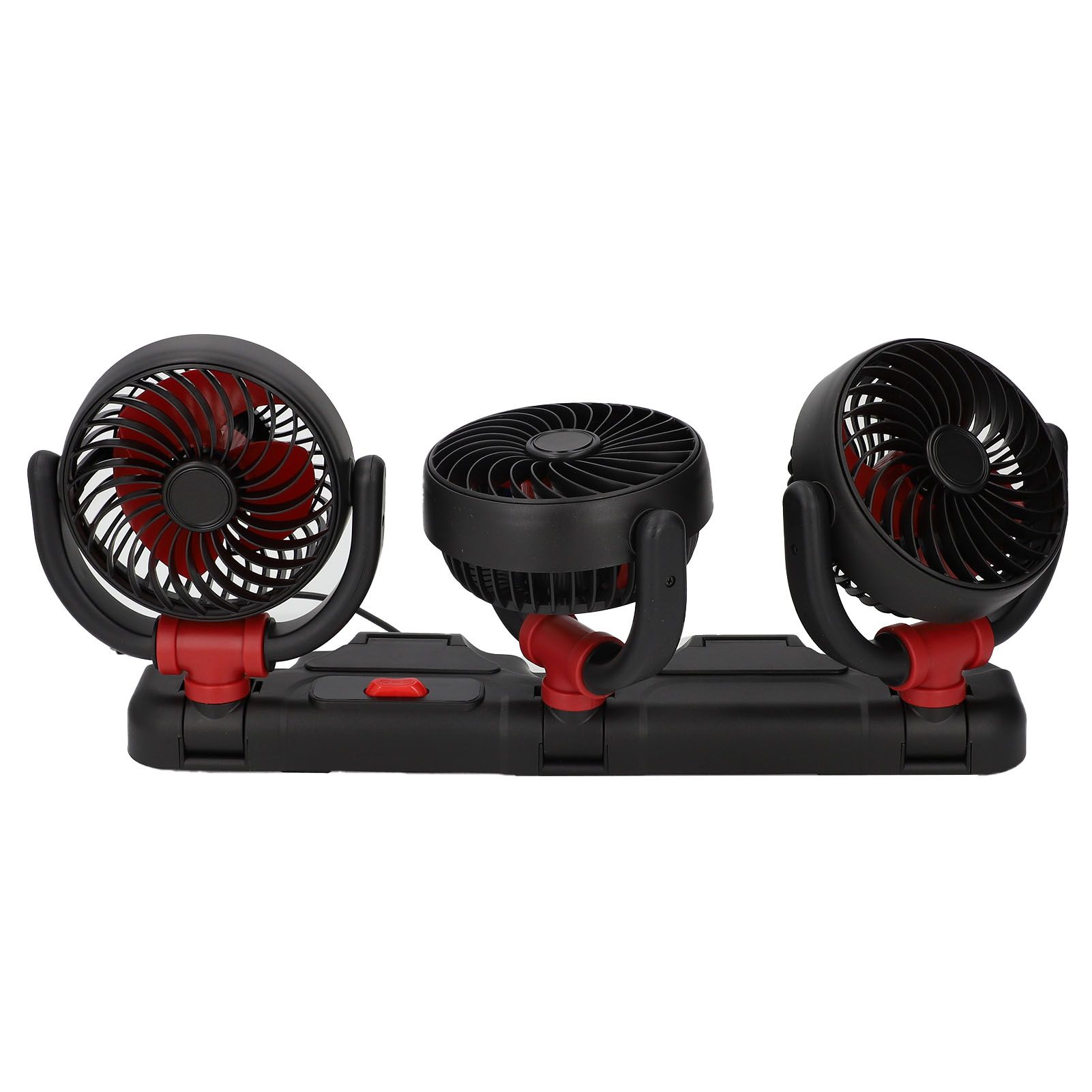 3 Heads Cooling Fan with Phone Holder Powerful Airflow Portable Electric Fan view 6