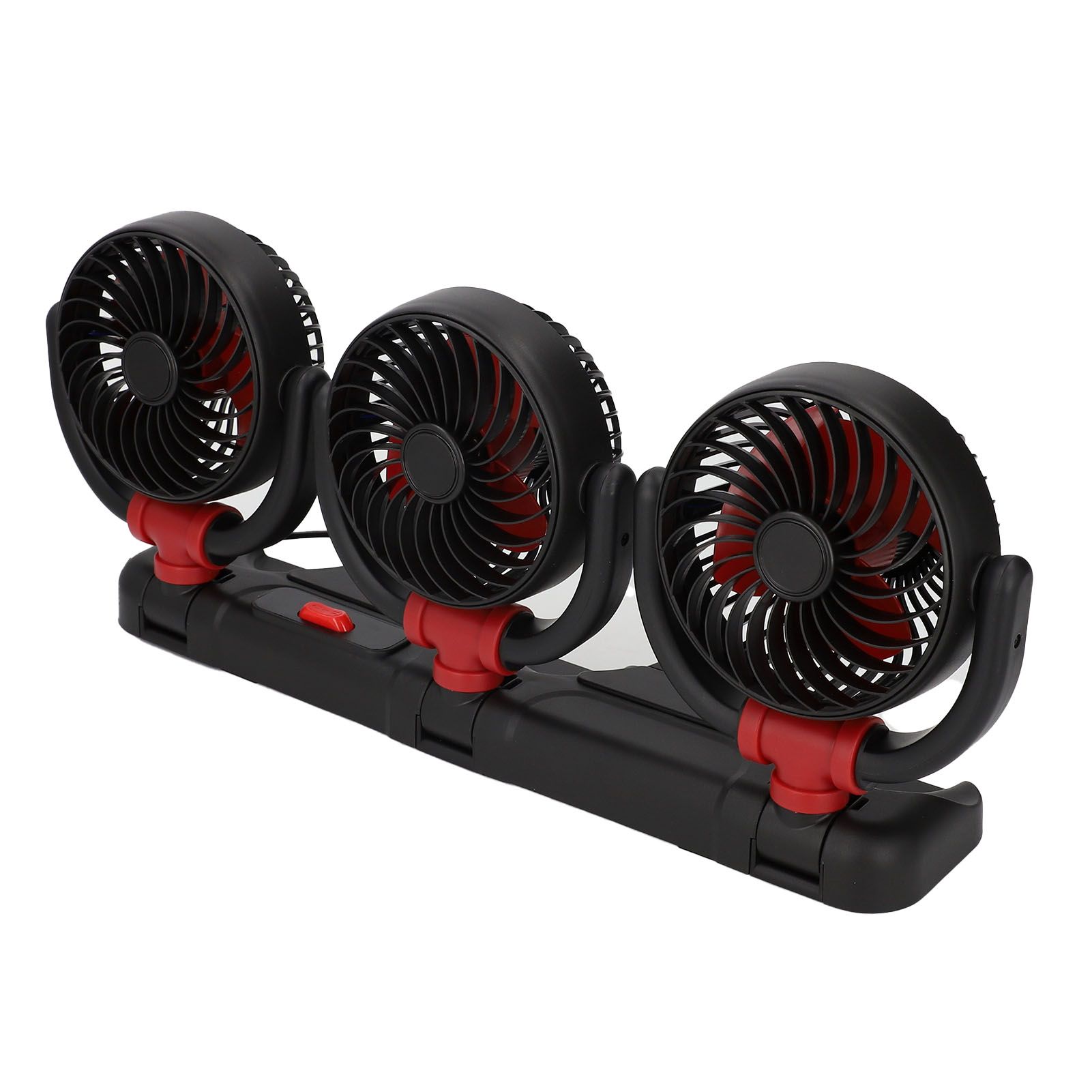 3 Heads Cooling Fan with Phone Holder Powerful Airflow Portable Electric Fan view 8