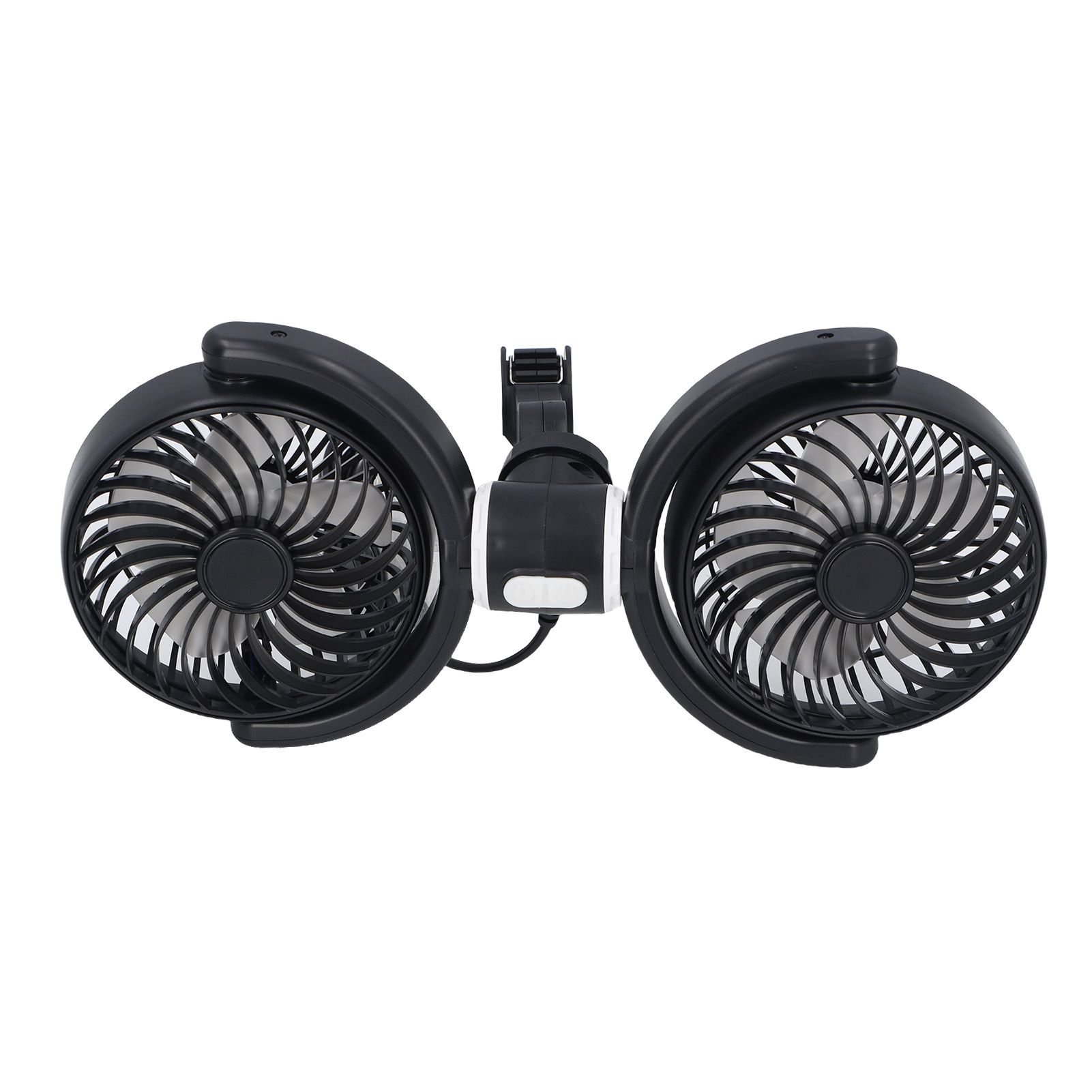 USB Car Cooling Fans for Backseat Dual Head Car Fan Quiet Vehicle Rear view 9