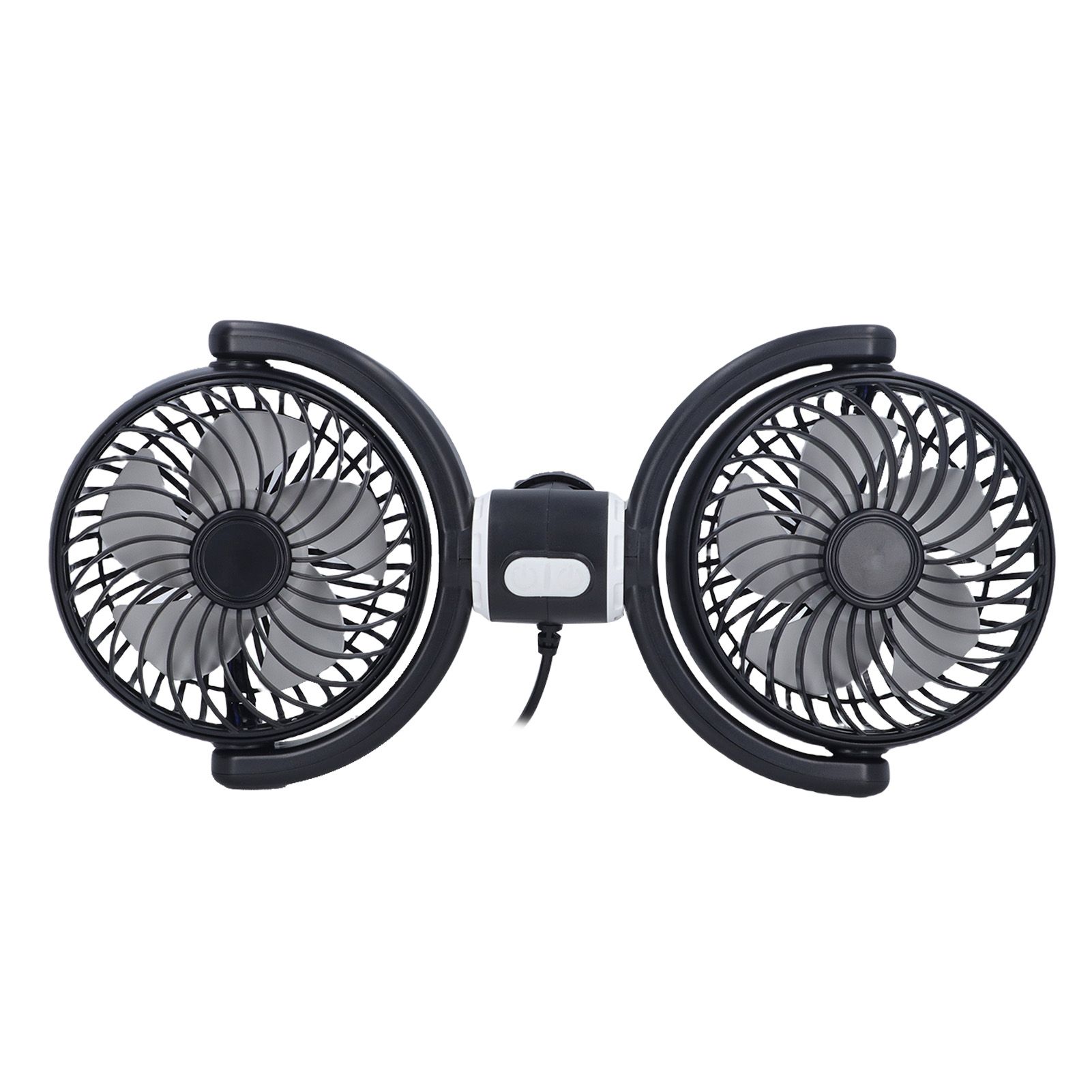 USB Car Cooling Fans for Backseat Dual Head Car Fan Quiet Vehicle Rear view 10