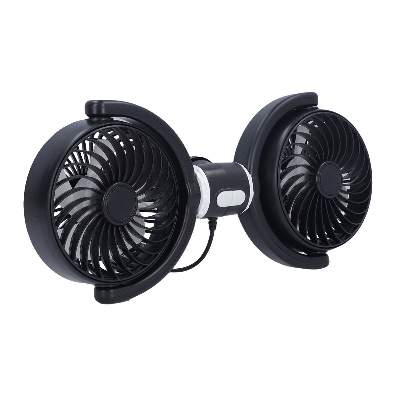 USB Car Cooling Fans for Backseat Dual Head Car Fan Quiet Vehicle Rear view 11