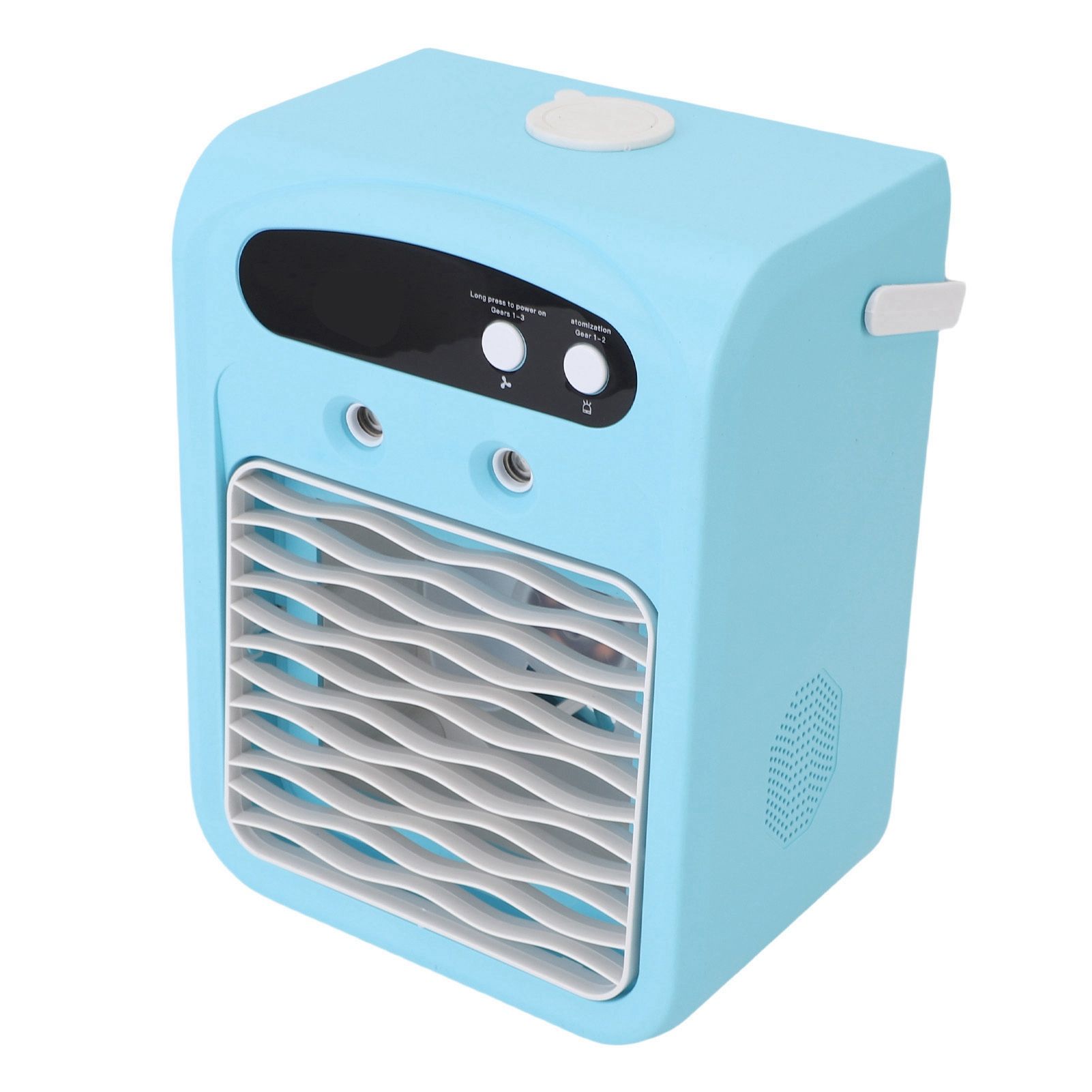 Desktop Air Conditioner with Humidifier 1000ml Water Tank USB Rechargeable
