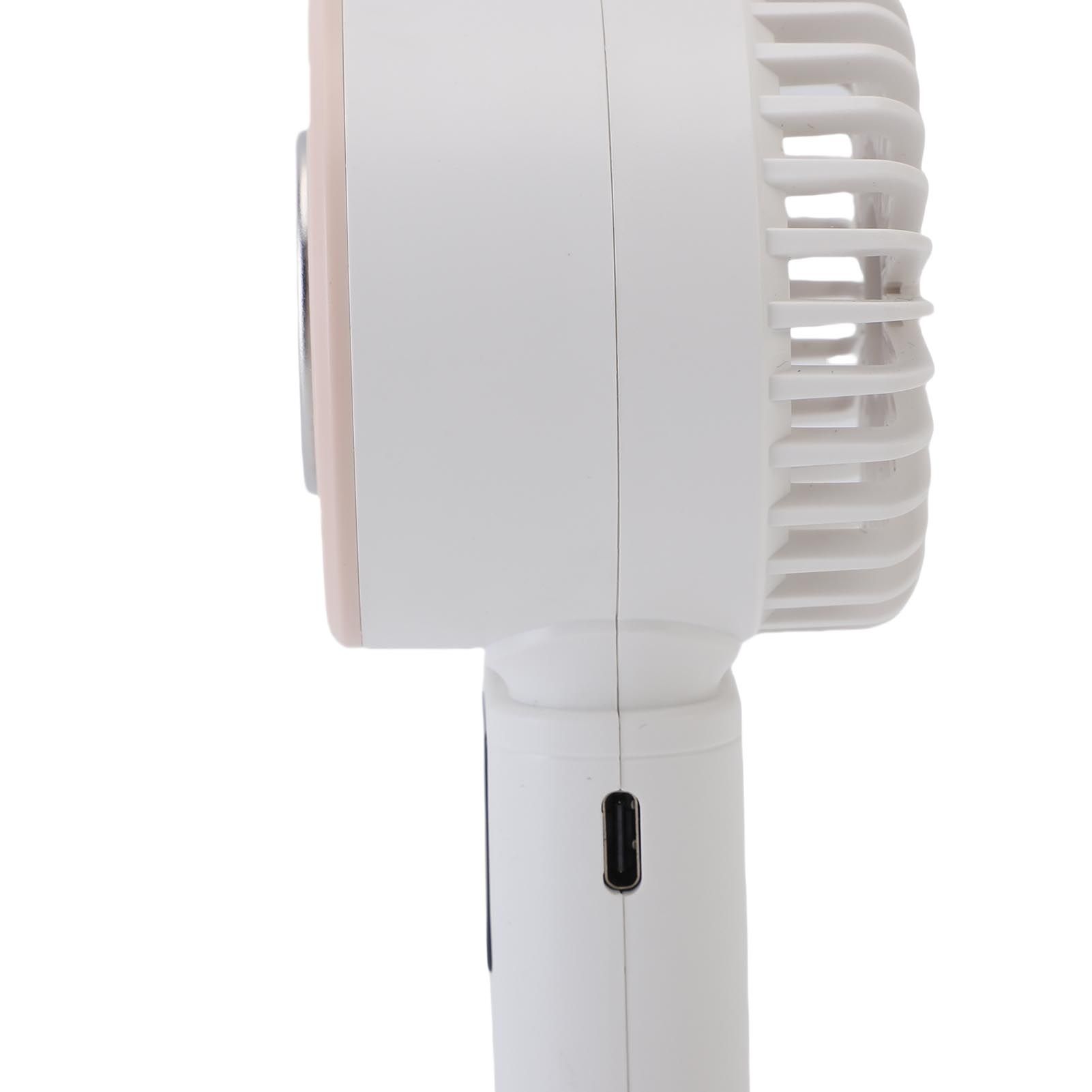 Hand Held Fan 5 Gear Adjustable Rechargeable Long Working Time Low Noise view 2