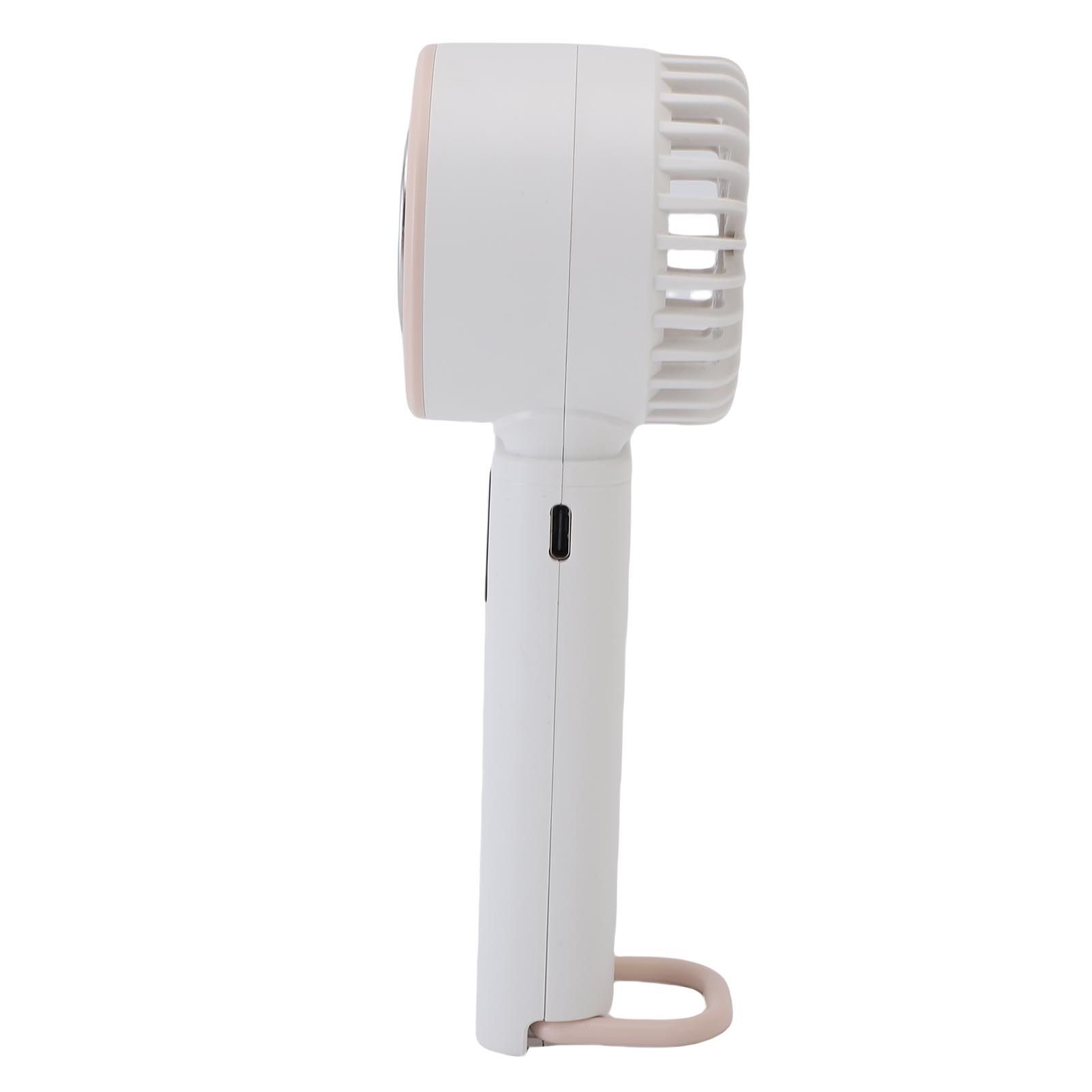 Hand Held Fan 5 Gear Adjustable Rechargeable Long Working Time Low Noise view 11