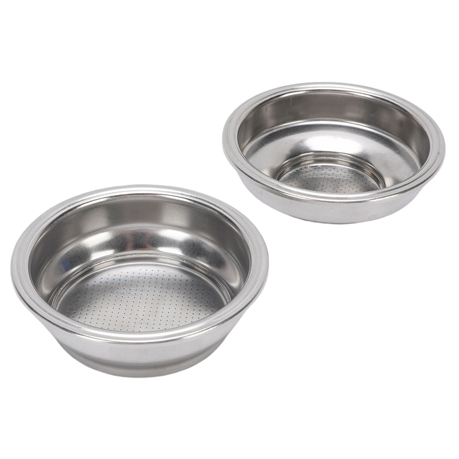 2Pcs 58mm Pressurized Filter Basket Stainless Steel 18g Capacity Pressurized view 3