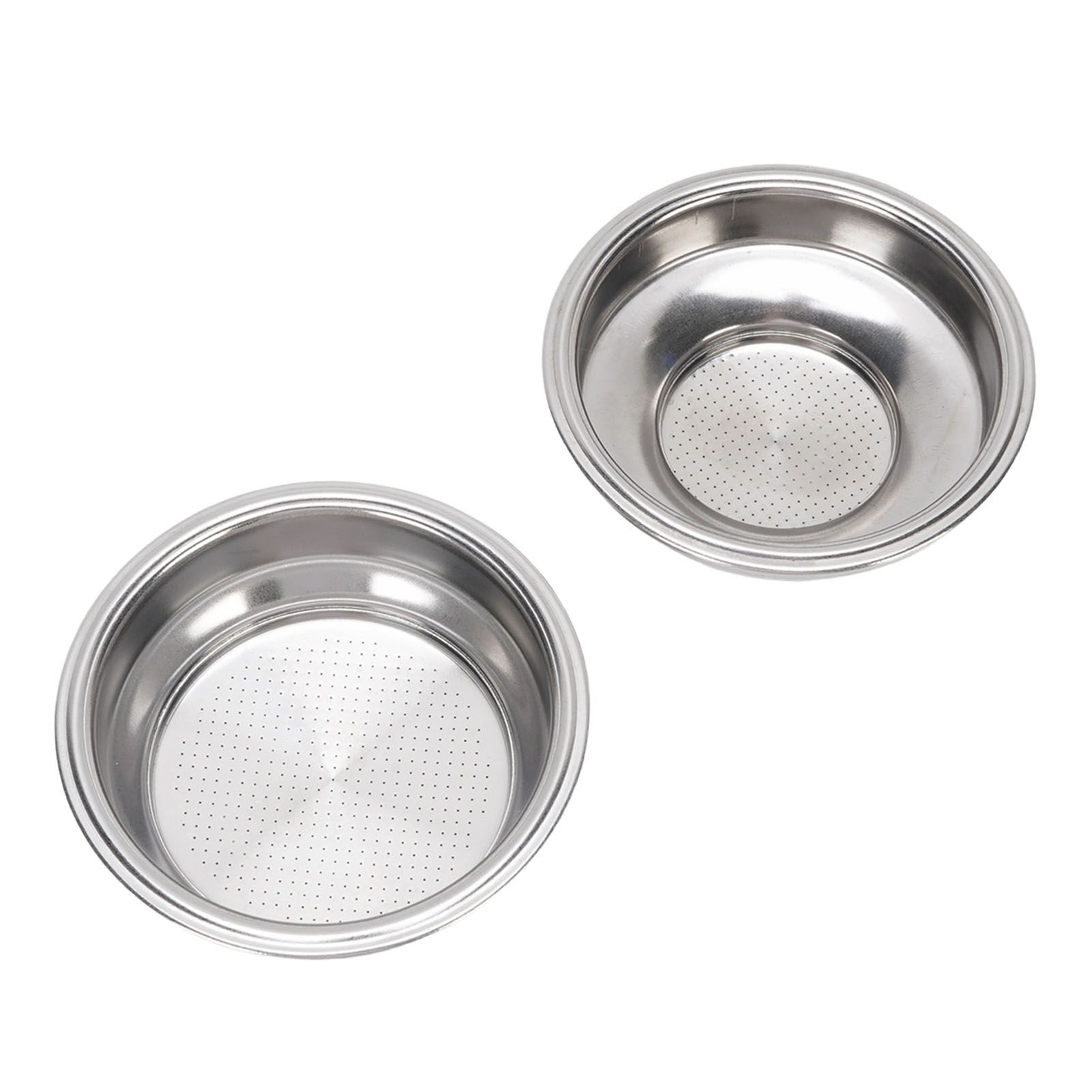 2Pcs 58mm Pressurized Filter Basket Stainless Steel 18g Capacity Pressurized view 8