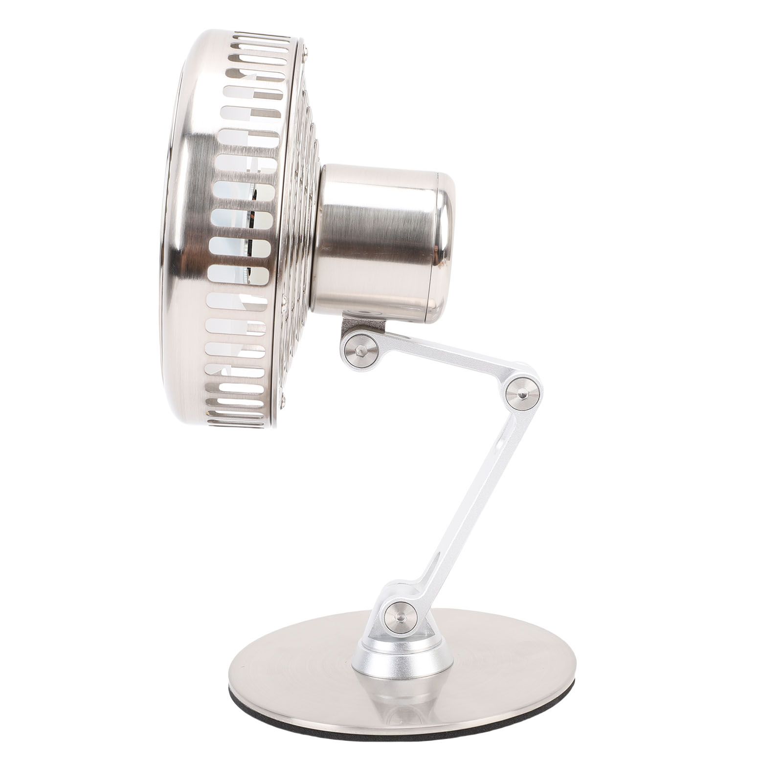 Small USB Desk Fan 3 Speed Adjustable Quiet Metal Retro Desktop Fan 360 Degree view 12