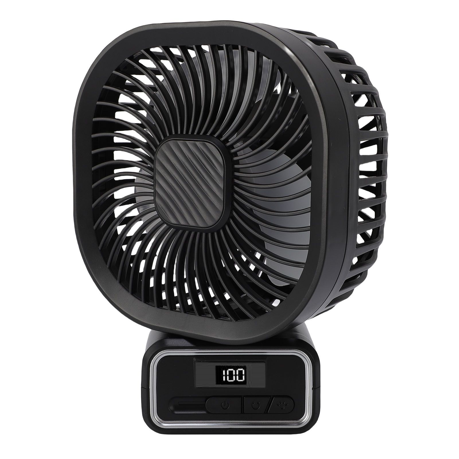Stroller Fan 3 Wind Speeds Auto Oscillating Portable Fan with Detachable view 8