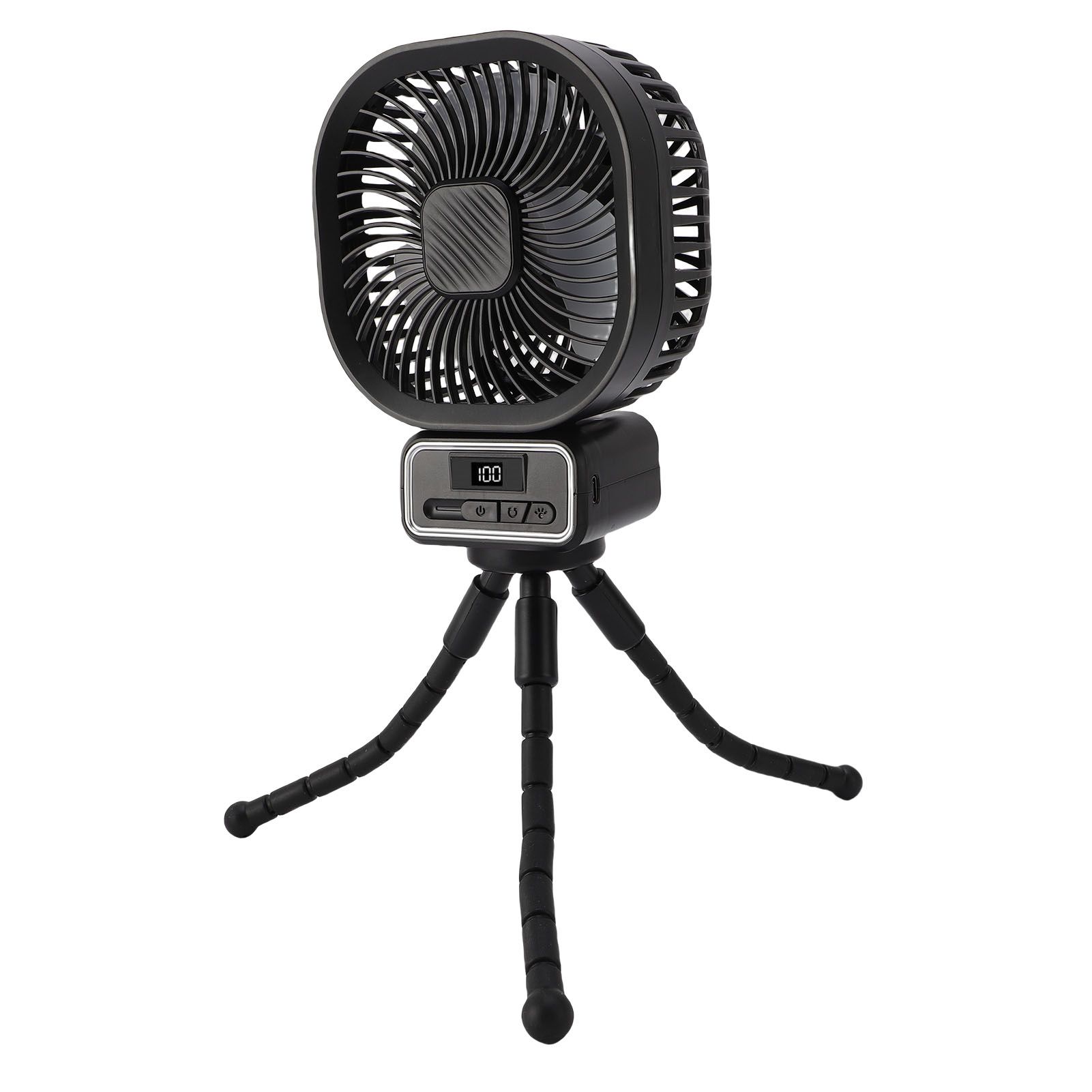 Stroller Fan 3 Wind Speeds Auto Oscillating Portable Fan with Detachable view 9