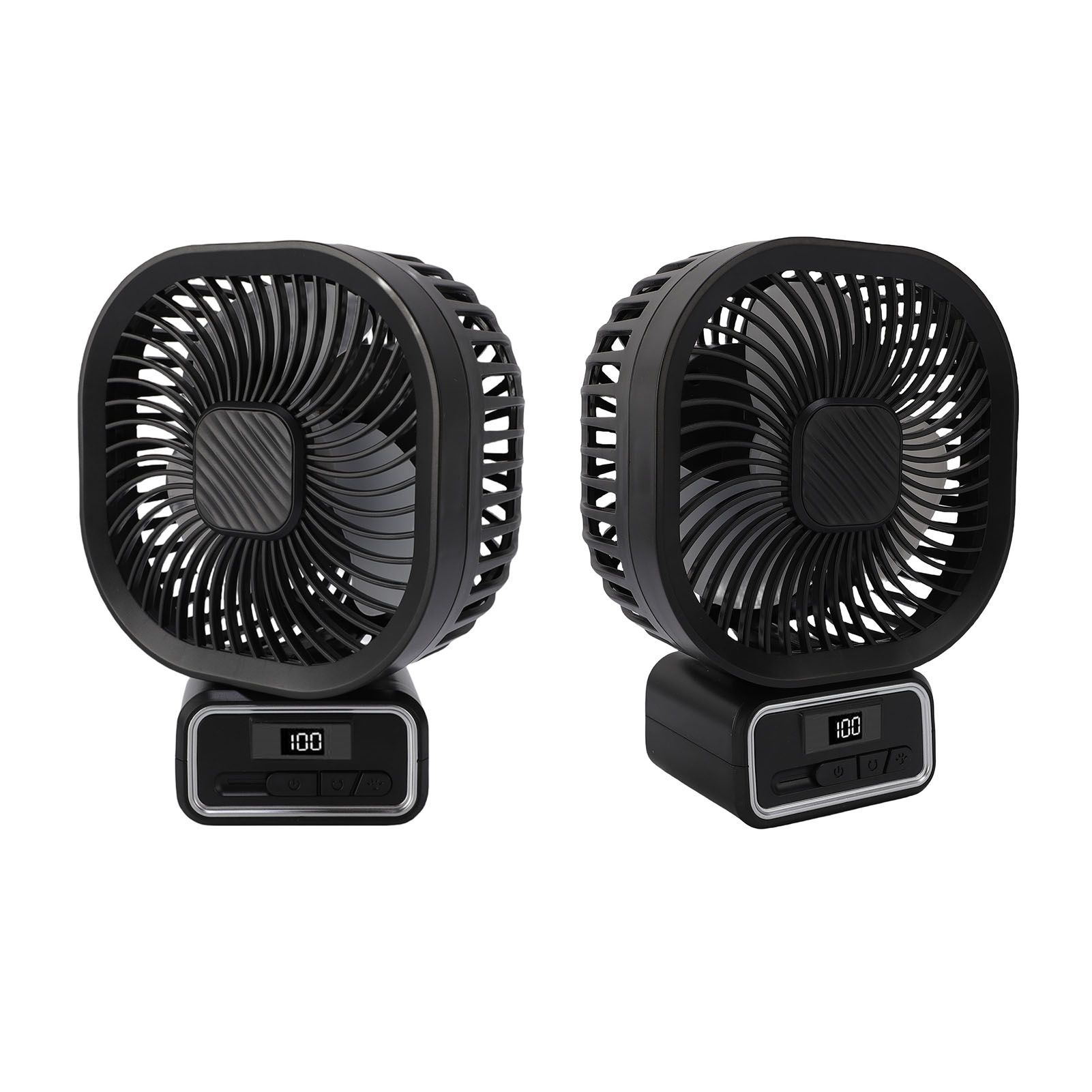 Stroller Fan 3 Wind Speeds Auto Oscillating Portable Fan with Detachable view 12