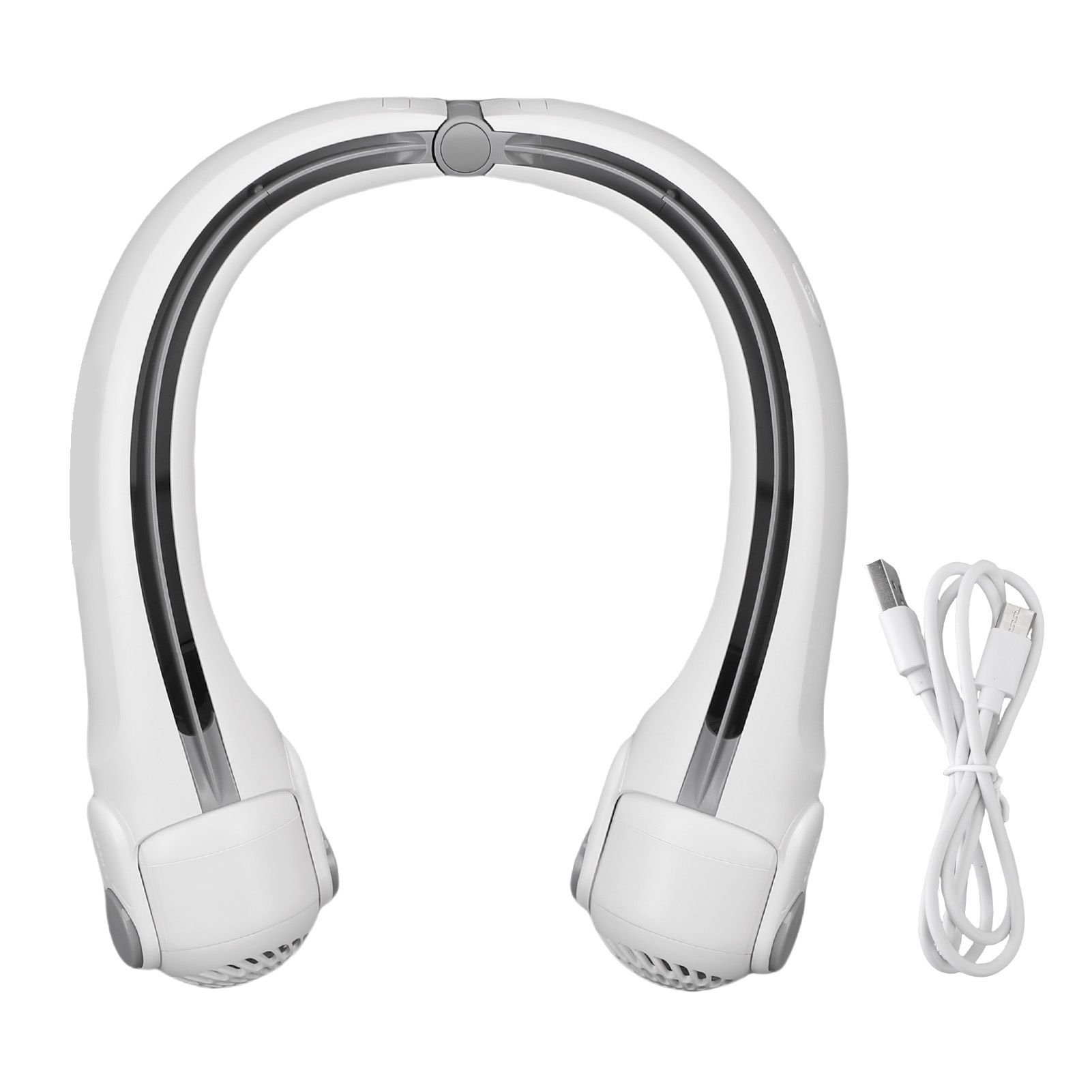 Portable Neck Fan 3 Speeds Bladeless Fan 2400mAh Battery Operated Wearable view 3