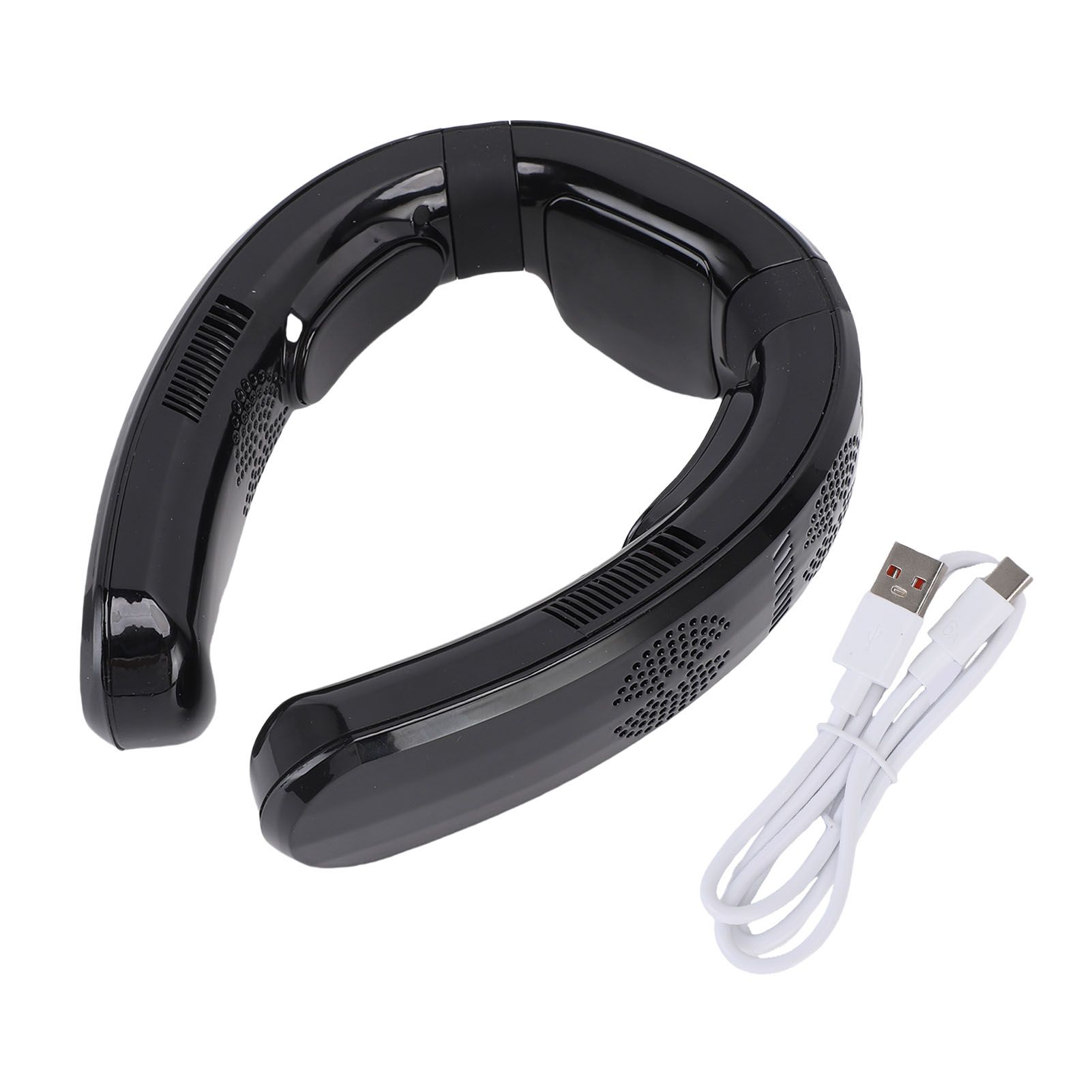 Portable Neck Fan Cooling and Heating Dual Use 3 Speeds Semiconductor Quiet view 3