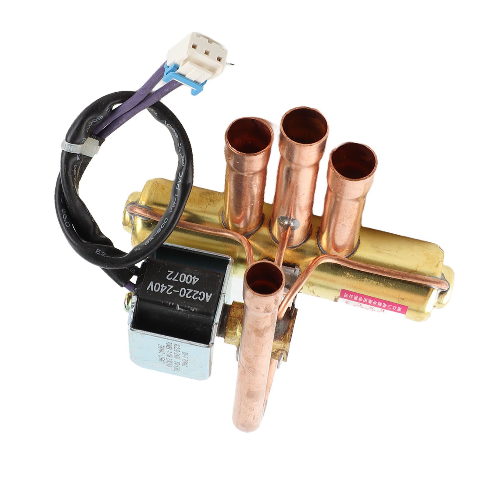 Air Conditioning 4 Way Reversing Valve with Cable Copper Refrigeration Service view 5