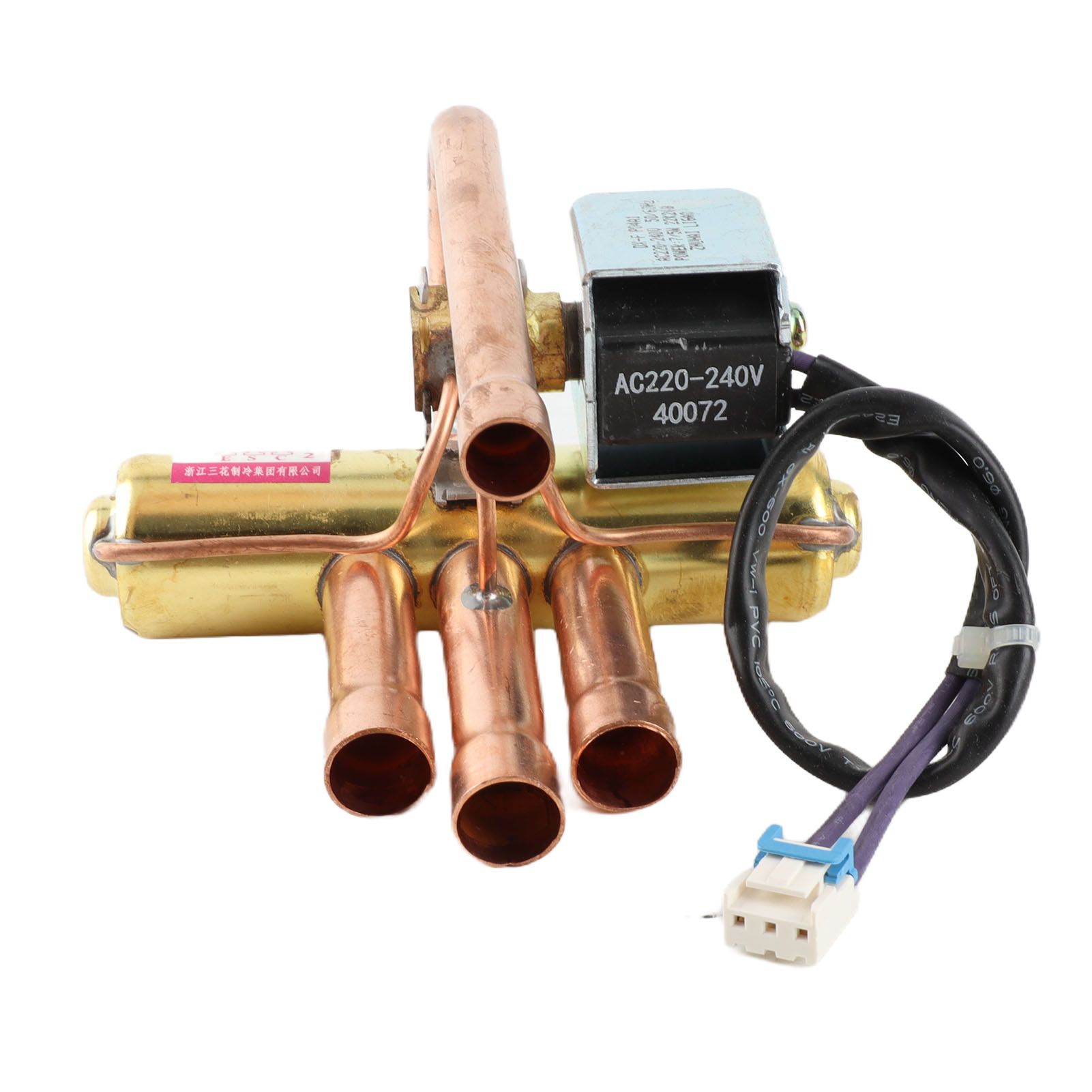 Air Conditioning 4 Way Reversing Valve with Cable Copper Refrigeration Service view 6