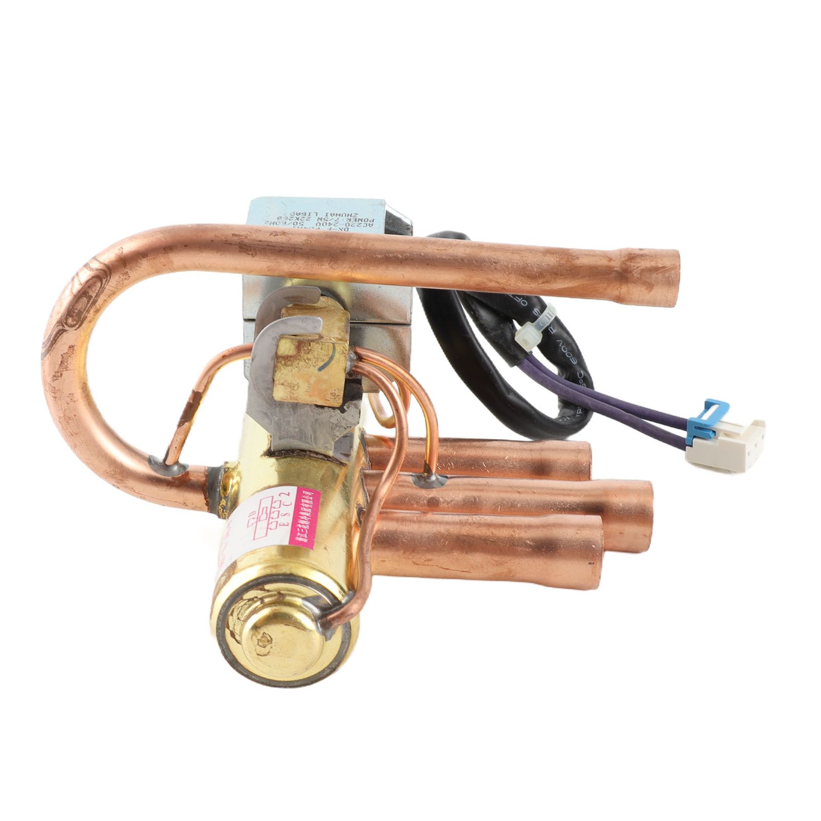 Air Conditioning 4 Way Reversing Valve with Cable Copper Refrigeration Service view 9
