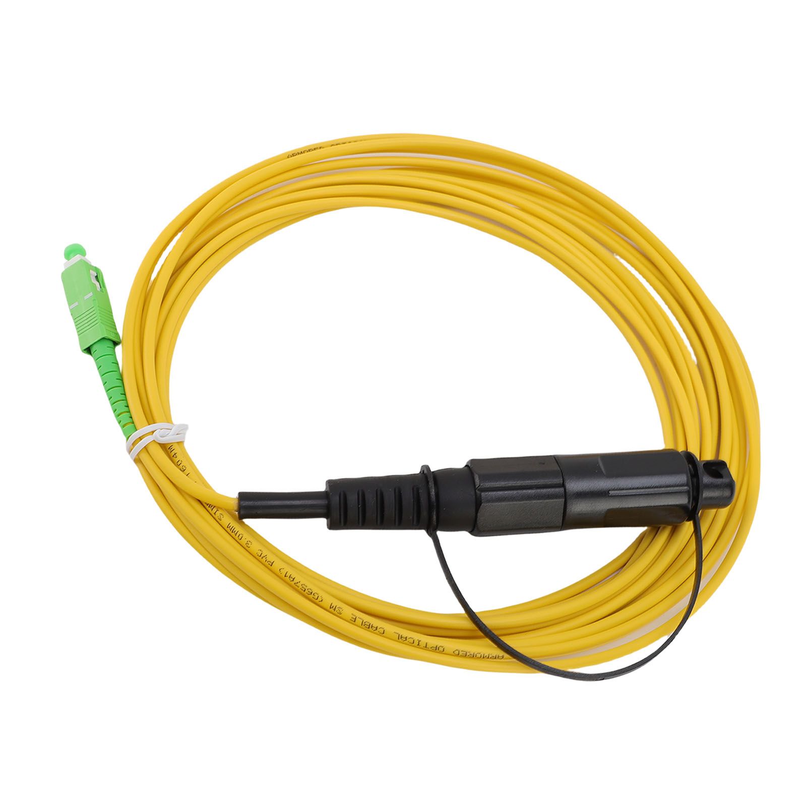 Fiber Optic Patch Cable Water Proof Single Mode Armored Jumper Wire SC Angled view 6