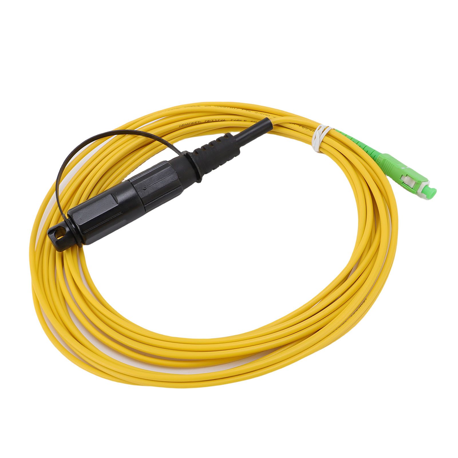 Fiber Optic Patch Cable Water Proof Single Mode Armored Jumper Wire SC Angled view 9