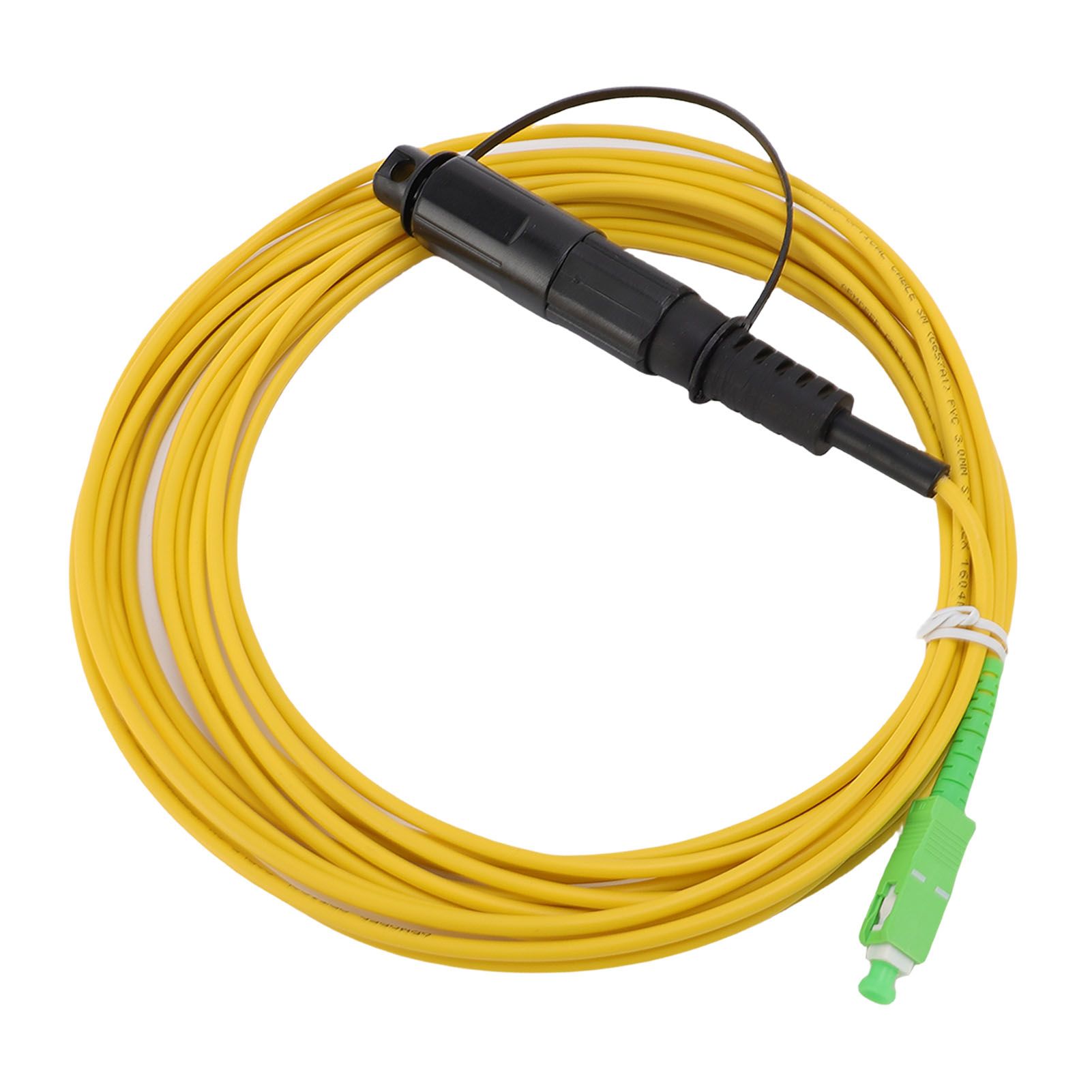 Fiber Optic Patch Cable Water Proof Single Mode Armored Jumper Wire SC Angled view 4