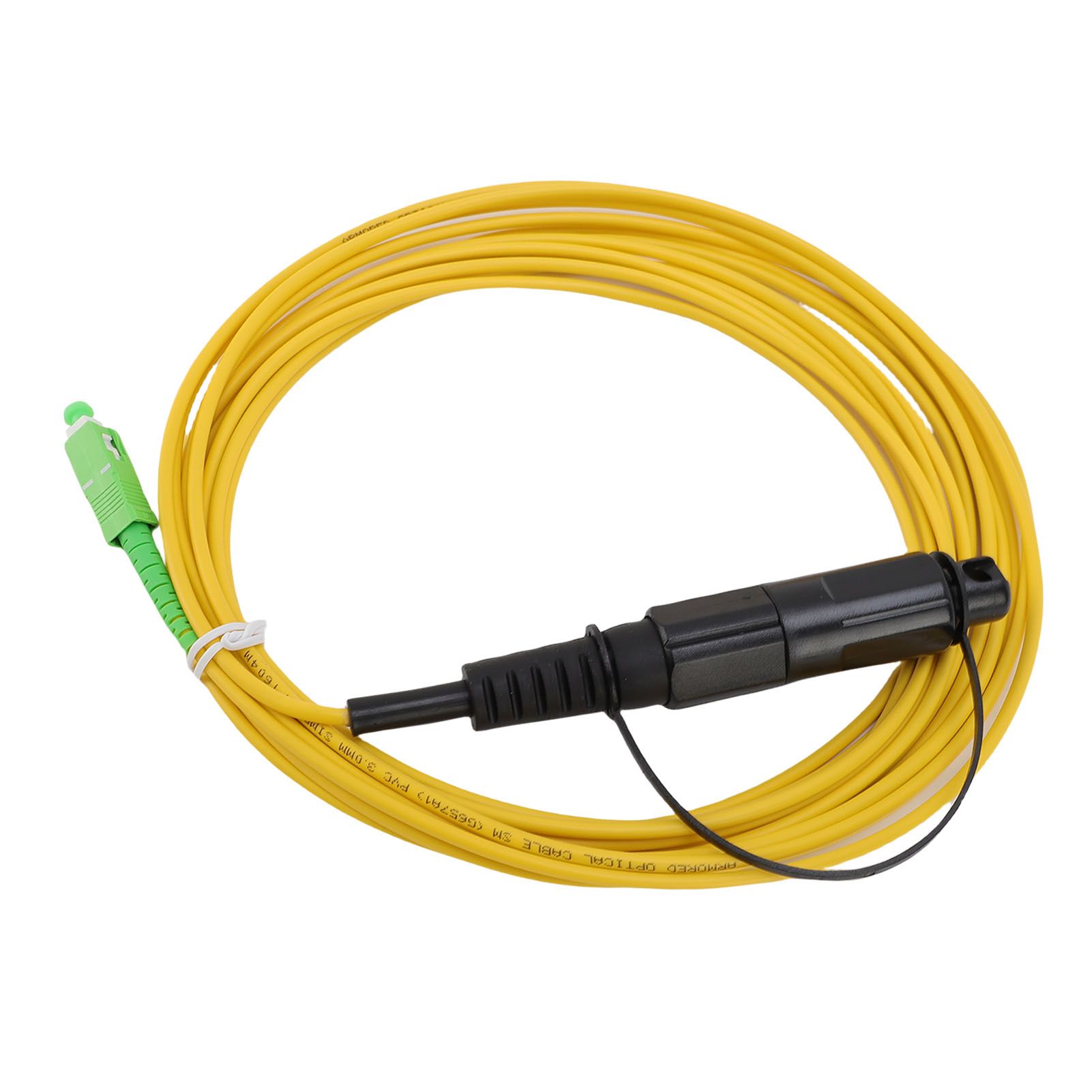 Fiber Optic Patch Cable Water Proof Single Mode Armored Jumper Wire SC Angled view 11