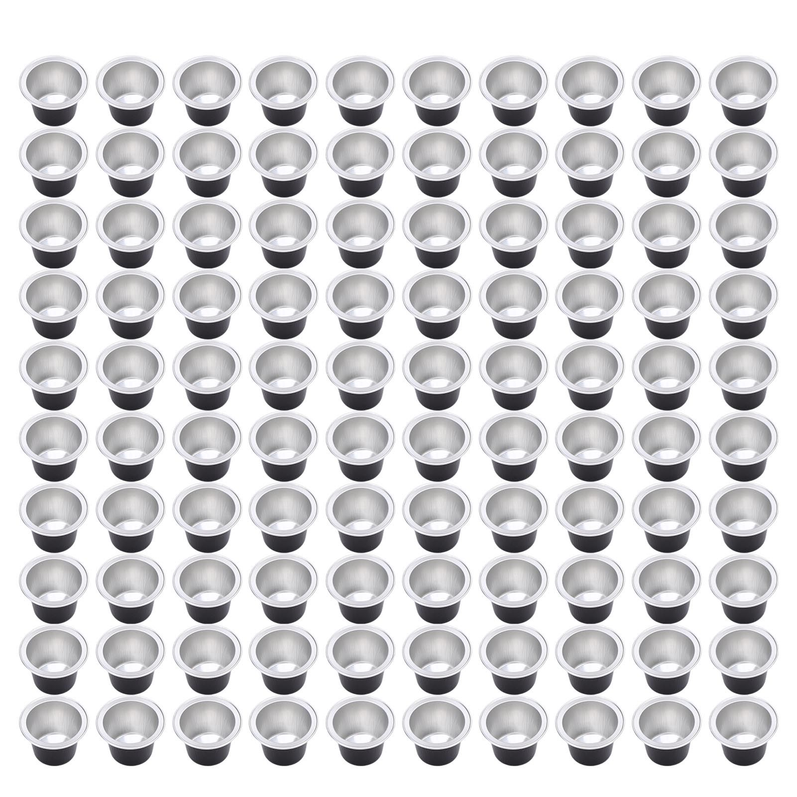 100 Pcs 15ml Empty Coffee Capsule Cups Aluminum Foil Refillable Coffee view 4