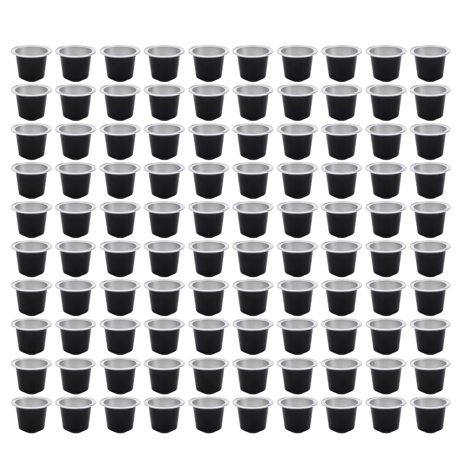 100 Pcs 15ml Empty Coffee Capsule Cups Aluminum Foil Refillable Coffee view 10