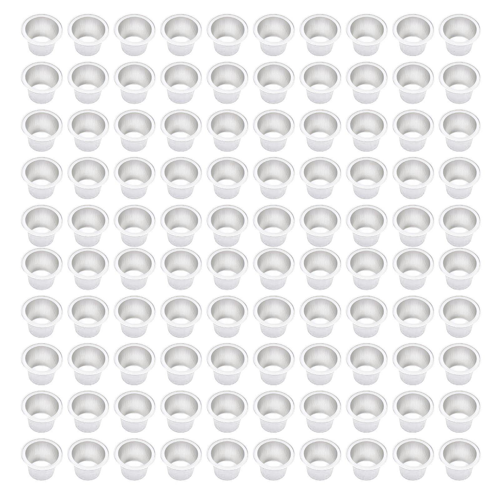 100 Pcs 15ml Empty Coffee Capsule Cups Aluminum Foil Refillable Coffee view 6