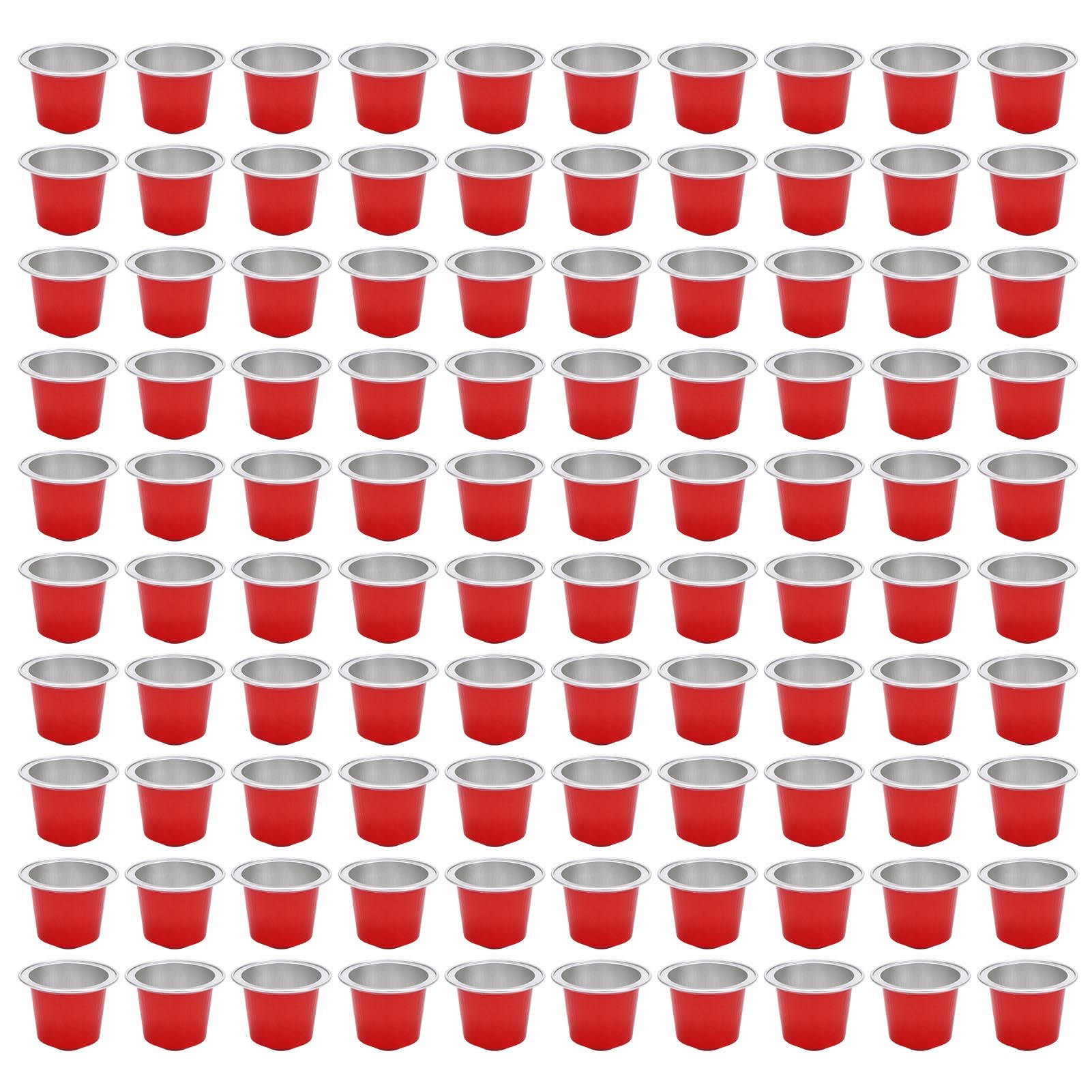 100 Pcs 15ml Empty Coffee Capsule Cups Aluminum Foil Refillable Coffee view 3