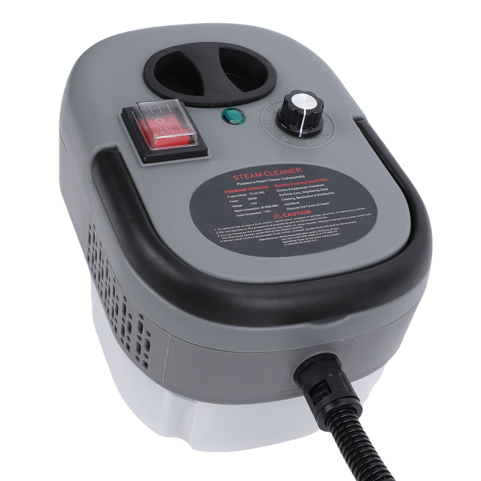 Handheld Pressurized Steam Cleaner 2500W Handheld High Temp Portable Cleaning view 9