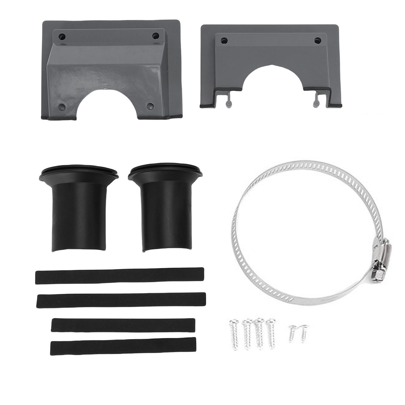 HVAC Wall Penetration Line Set Cover Kit Plastic Split AC Line Set Wall Cover view 3