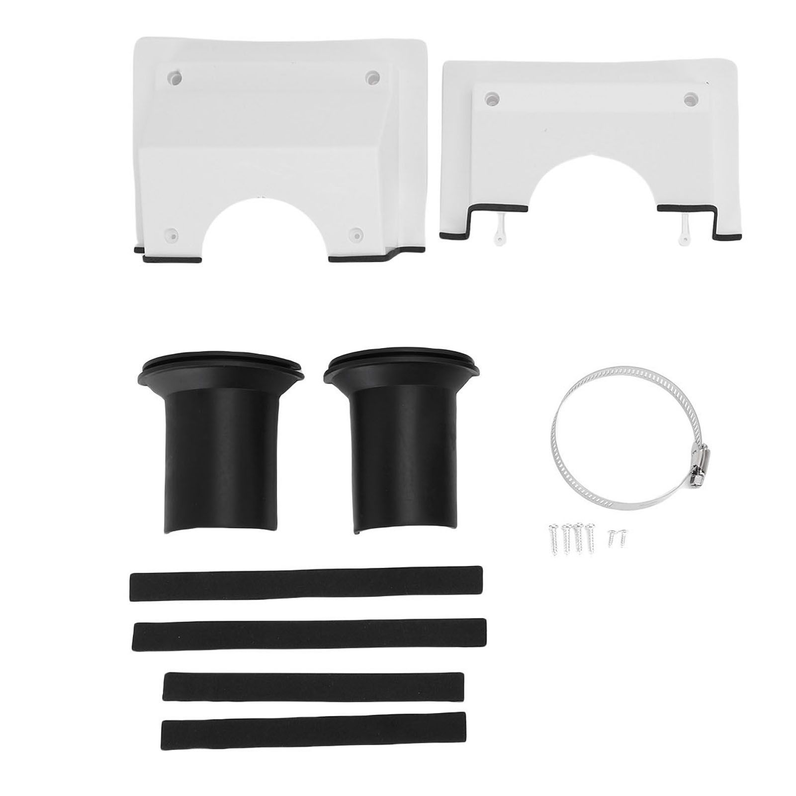 HVAC Wall Penetration Line Set Cover Kit Plastic Split AC Line Set Wall Cover view 3