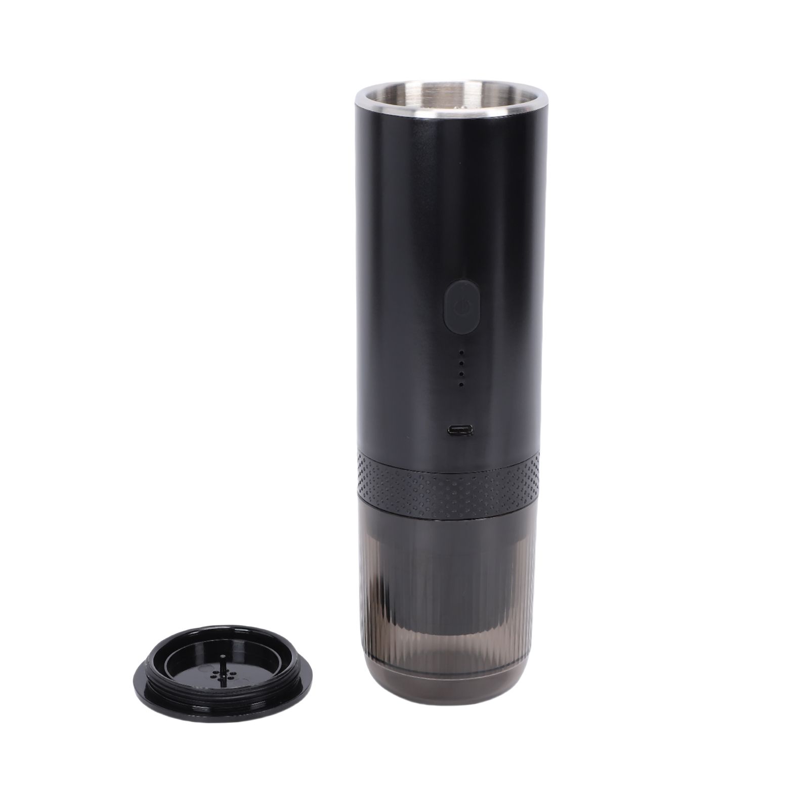 Portable Coffee Maker Grind Coffee and Capsules 2 in 1 Wireless Heating Coffee
