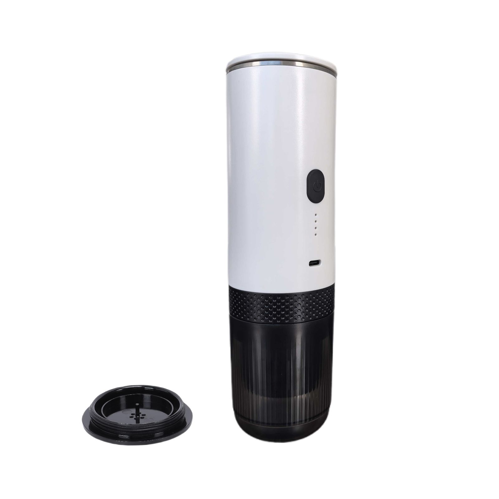 Portable Coffee Maker Grind Coffee and Capsules 2 in 1 Wireless Heating Coffee