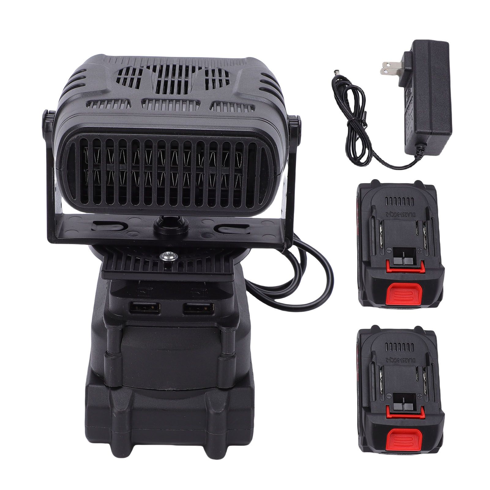 Car Heater 50w 360° Rotation Quiet Anti Tip Over Car Heater Defogger for view 3