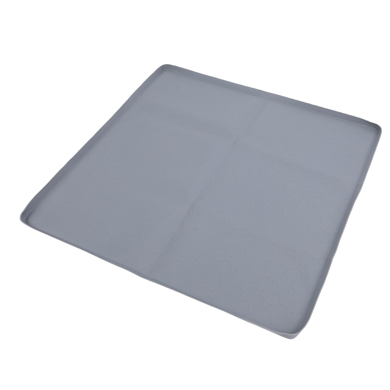 Mini Fridge Silicone Mat Anti Slip Leakproof Mini Fridge Drip Pan with Raised