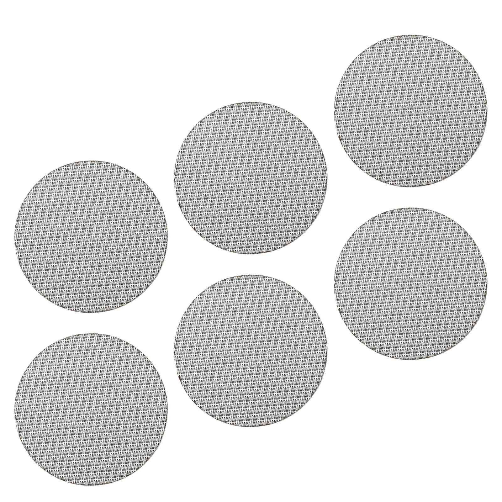 6pcs Coffee Portafilter Puck Screen Stainless Steel 100μm Precision 1.7mm view 12