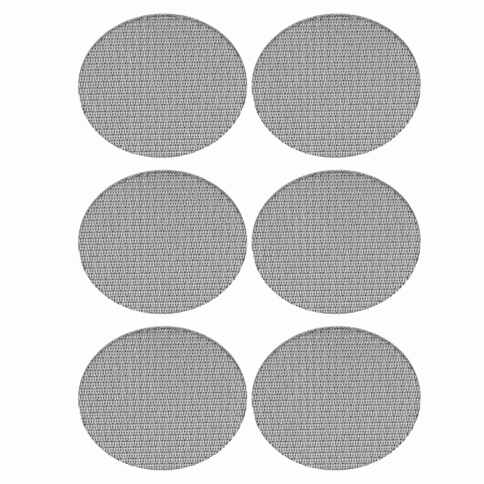 6pcs Coffee Portafilter Puck Screen Stainless Steel 100μm Precision 1.7mm view 8