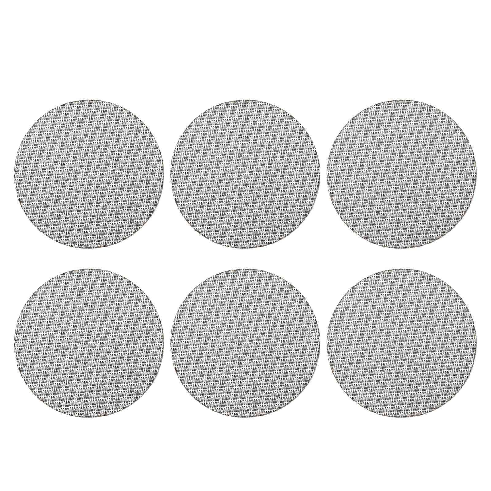 6pcs Coffee Portafilter Puck Screen Stainless Steel 100μm Precision 1.7mm view 3
